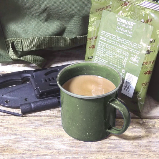 CONVAR™ Feldküche Feldkaffee – Instant-Kaffee Outdoor &amp; Notvorrat